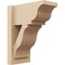 Ekena Millwork 8-in W x 14-in D x 18-in H Funston Trad Rough Cedar Woodgrain TimberThane Outlooker, Primed Tan OUTUR080X14X18FST04RCPR - alternate 1
